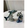 Image 2 : Nice Home Décor Set Of Vases And Dolphin Figurines