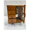 Image 2 : Nice Wooden Jewelry Box With Salt And Pepper Wooden Chuck Wagon