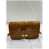 Image 1 : Nice Vintage Embossed Leather Purse With Animal Scene