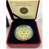 Image 2 : 2011 $20 Royal Canadian Mint Fine Silver Coin, Crystal Snowflake (Topaz)