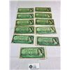 Image 1 : 11 Old Bank Of Canada $1 Bank Notes