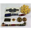 Image 2 : Nice Lot Of Vintage And WW2 US Cap Badges, Buttons, Etc.