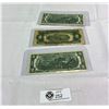 Image 2 : Nice Lot Of 3 Older US $2 Bank Notes In Holders