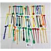 Image 1 : Nice Vintage Lot Of Bar Swizzle Sticks