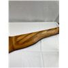 Image 3 : Tooled Leather Custom Rifle Case With Built-In Soft Padding, 53"L