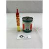Image 2 : Vintage Sinclair Aircraft Oil Tin Can Bank And Kendall Utility Oil Tube, Full