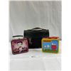 Image 2 : Vintage Lunchboxes, GSW Canada Workman's With Leather Strap, Snoopy And Betty Boop