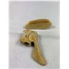 Image 2 : Vintage Miniature Eskimo Carving From Marine Ivory, As Is Plus Small Sealskin Moccasins And Vertebra