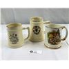 Image 1 : 3 Vintage China Tankards