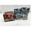 Image 1 : 3 Star Wars Figures All Sealed In Original Packages, Action Fleet, Clone Trooper And Dark Lord, Pack