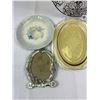 Image 2 : Nice Vintage Lot Of Antique And Vintage Dishes Plus Picture Frame