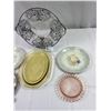 Image 3 : Nice Vintage Lot Of Antique And Vintage Dishes Plus Picture Frame