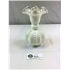 Image 1 : Nice Vintage Fenton Vase With Ruffle Edges