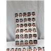 Image 3 : 3 Sheets Of 30 Calgary Flames Trading Cards By Red Rooster Food Stores, 1987