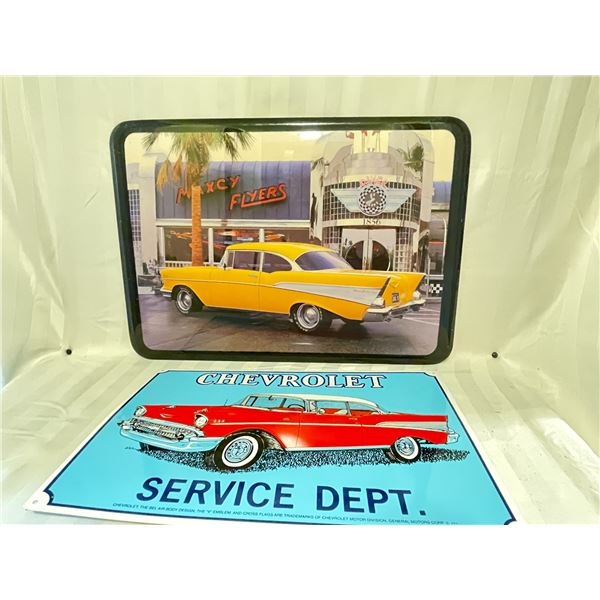 Bel Air & Chev Service Dept. Signs