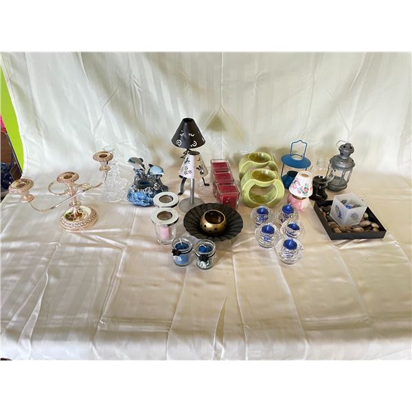 Candle Holders Lot