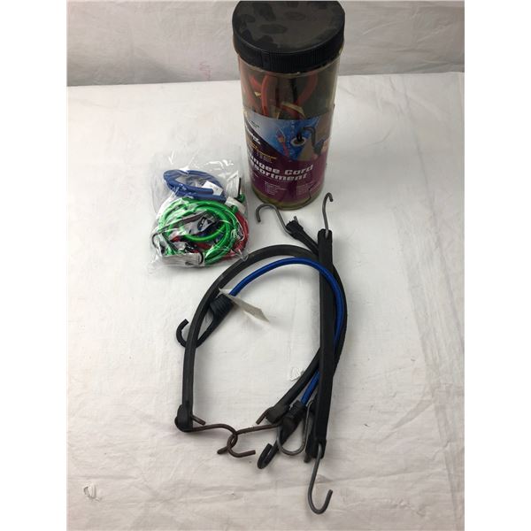 Assorted bungee cords