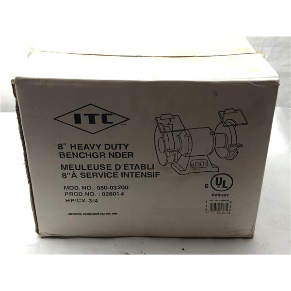 8" Heavy Duty Bench Grinder