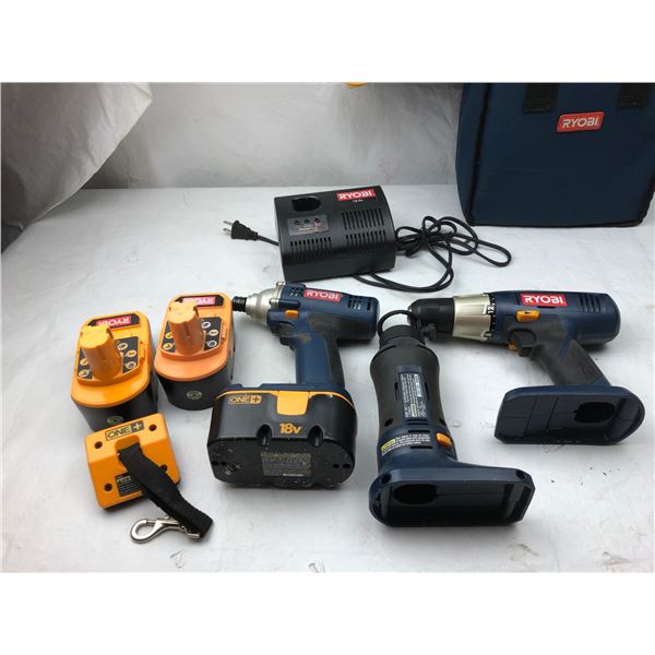 Ryobi Cordless Power Tool Set