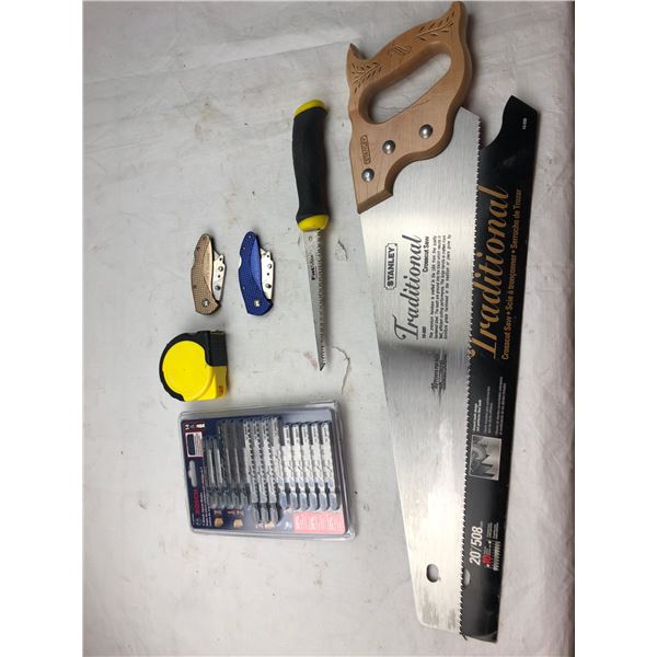 Saws, knives, jigsaw blades