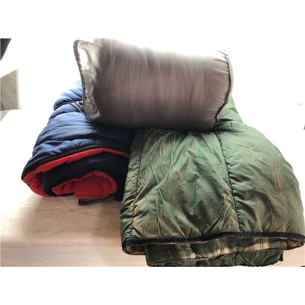 3 sleeping bags