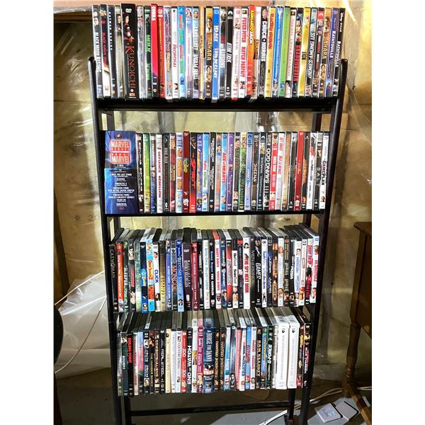 DVD Lot with stands