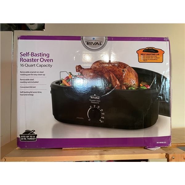 Self Basting Roaster Oven RIVAL
