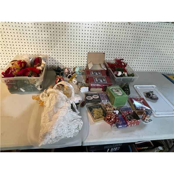 Various Christmas Ornaments