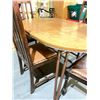 Image 2 : Dining table with leaf & 4 chairs