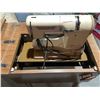 Image 1 : Elna Signature Sewing Machine and Cabinet