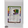 Image 1 : WHITE POLY CUTTING BOARD 12 X 18 X 1/2"