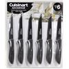 Image 1 : NEW 6PC. SET OF CUISINART S/S CERAMIC COATED STEAK