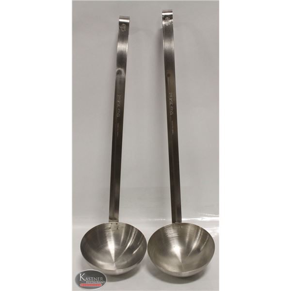 LOT OF 2 NEW JOHNSON ROSE 12 OZ LADLES