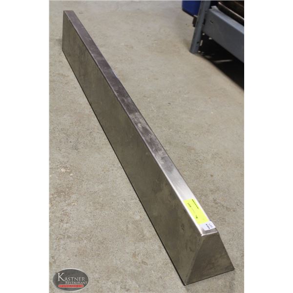 43" X 6" STAINLESS STEEL WALL MOUNT SHELF