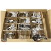 Image 1 : CASE OF 12 CHROME SUGAR/SYRUP DISPENSERS