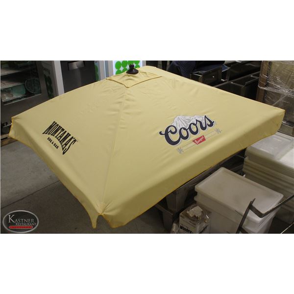 COORS BANQUET PATIO UMBRELLA