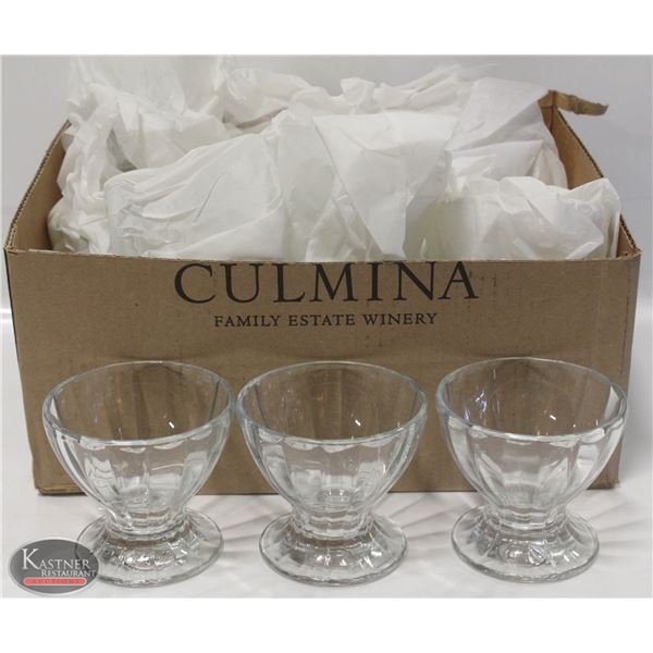 14 USED 7 OZ SUNDAE GLASSES BY LIBBEY