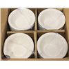 Image 1 : CASE OF 36 NEW PORCELAIN 4.5 OZ FRUIT BOWLS