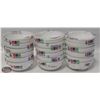 Image 1 : GROUP OF 18 NEW 4.5" STACKABLE SALAD BOWLS