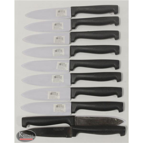 LOT OF 10 PROFESSIONAL PARING KNIFE