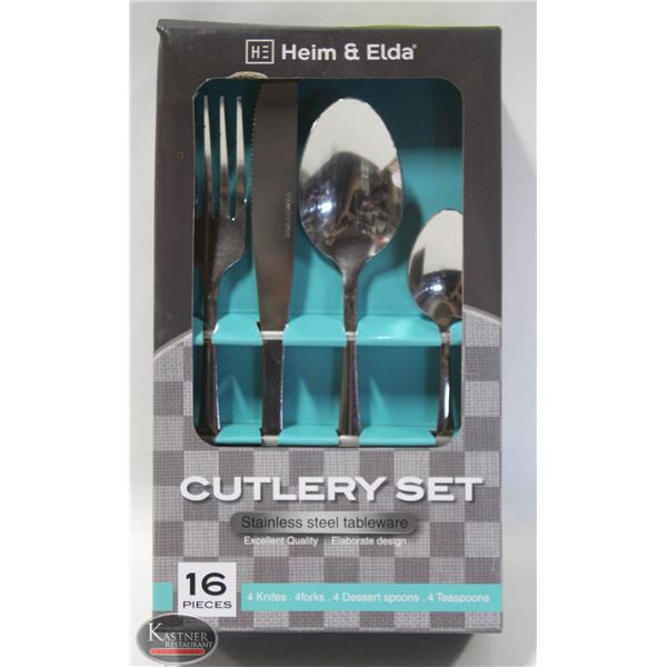 NEW 16PCS HEIM & ELDA CUTLERY SET
