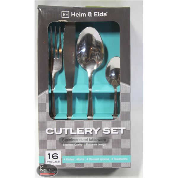 NEW 16PCS HEIM & ELDA CUTLERY SET