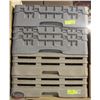 Image 1 : GROUP OF ASSORTED ECOLAB DISHWASHER TRAYS