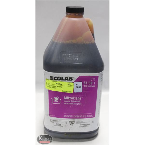 ECOLAB MIKROKLENE DISINFECTANT