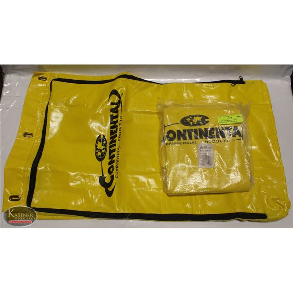 2 NEW CONTINENTAL VINYL HOUSEKEEPING CART BAGS