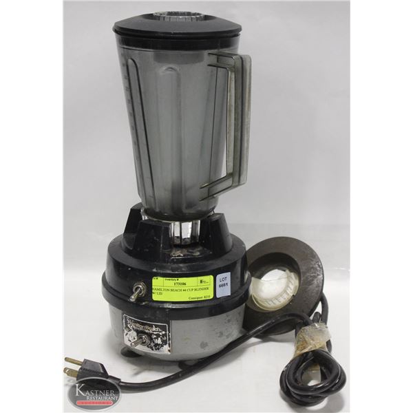 HAMILTON BEACH 44 CUP BLENDER W/ LID
