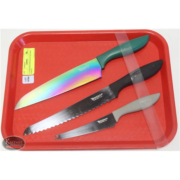 3 TOMODACH SPECIALTY KITCHEN KNIVES