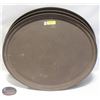 Image 1 : 3 LARGE 22" X 26" CAMBRO OVAL PLATTERS