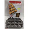 Image 1 : NEW KITCHENAID NON-STICK 12 CUP MUFFIN PAN