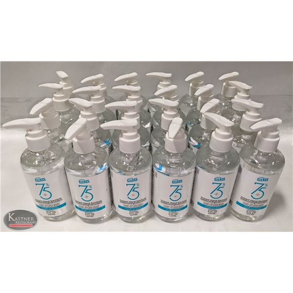 CASE OF 24 - 237ML BOTTLES OF HAND SANITIZER W/
